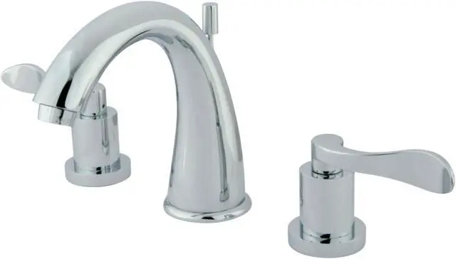 Alt view image 2 of 3 - Kingston Brass KS2961DFL Nuwave Widespread Lavatory Faucet, Chrome
