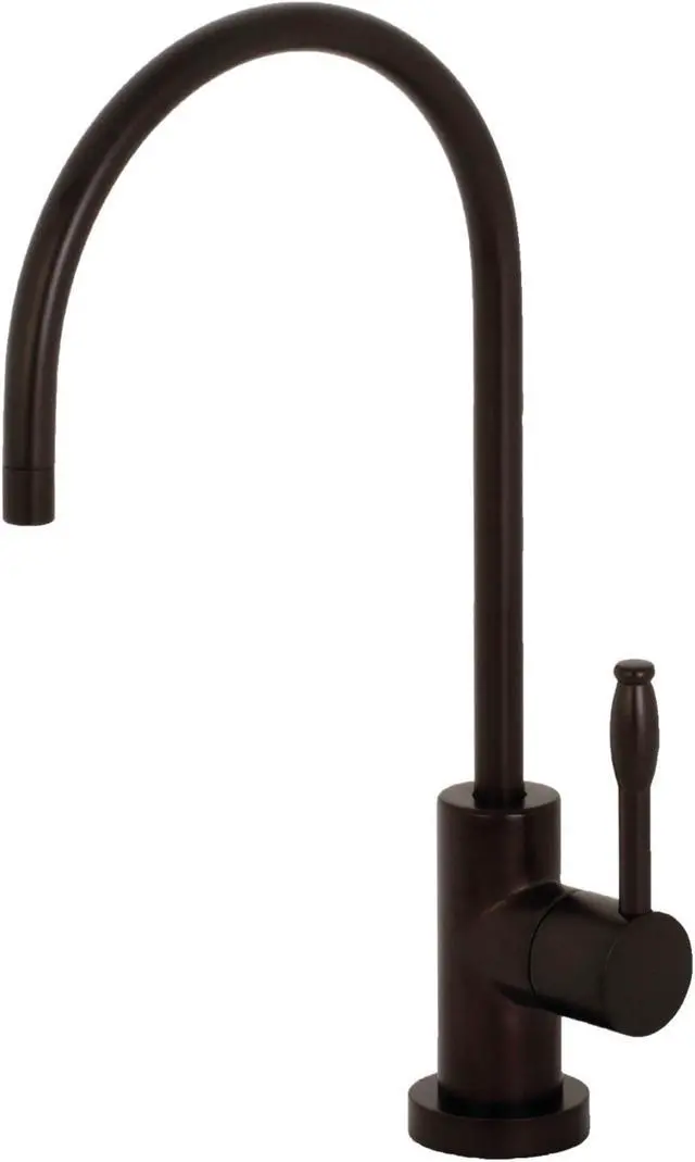 Alt view image 4 of 5 - Kingston Brass KS8195NKL Modern Nustudio Single-Handle Cold Water Filtration Faucet - Oil Rubbed Bronze