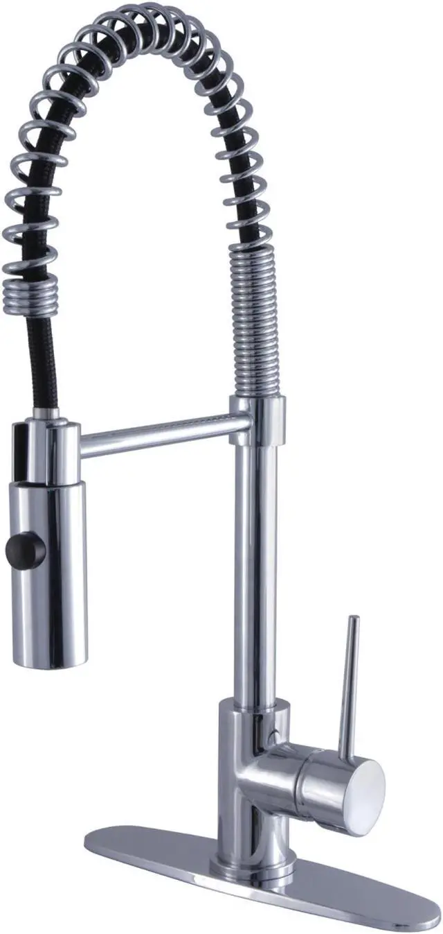 Alt view image 6 of 8 - Gourmetier LS8771NYL Single-Handle Pull-Down Kitchen Faucet, Polished Chrome