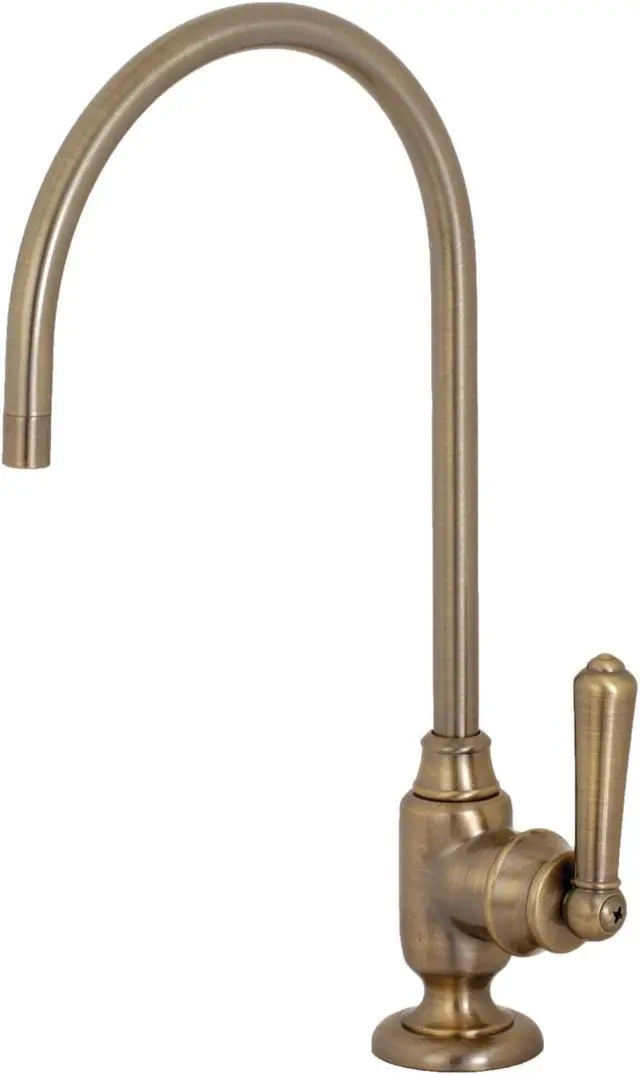 Alt view image 7 of 11 - Kingston Brass KS5193NML Traditional Magellan Single-Handle Water Filtration Faucet - Vintage Brass
