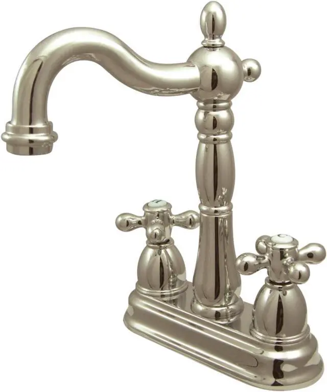 Alt view image 2 of 3 - Kingston Brass KB1496AX Bar Faucet without Pop-Up Rod, Polished Nickel