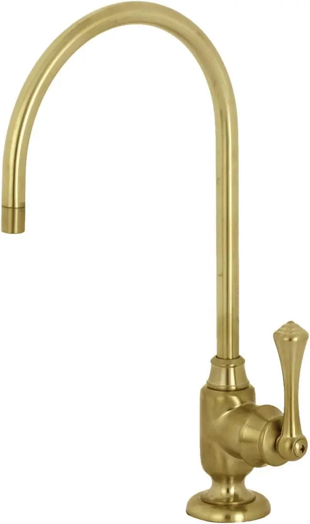 Alt view image 2 of 11 - Kingston Brass KS5197BL Traditional Vintage Single-Handle Water Filtration Faucet - Satin Brass