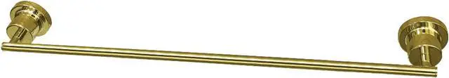 Alt view image 2 of 4 - Kingston Brass BAH8211PB Concord 24 in. Single Towel Bar, Polished Brass