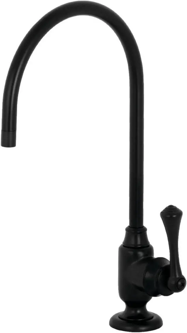Alt view image 7 of 11 - Kingston Brass KS5190BL Traditional Vintage Single-Handle Water Filtration Faucet - Matte Black