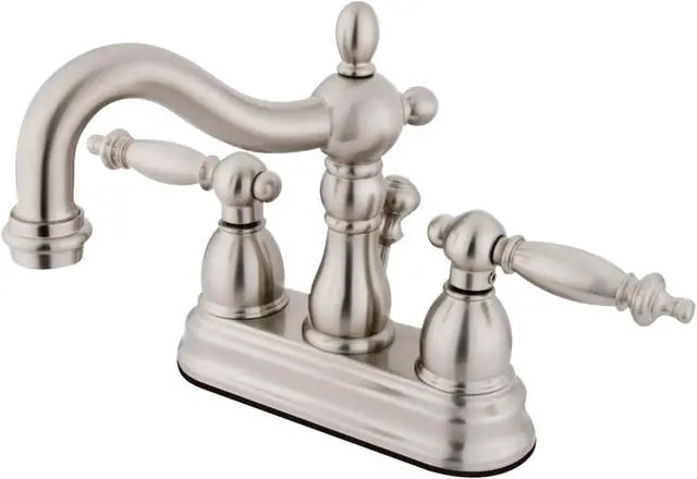 Main image of Kingston Brass KB1608TL 4 in. Centerset Bathroom Faucet, Brushed Nickel