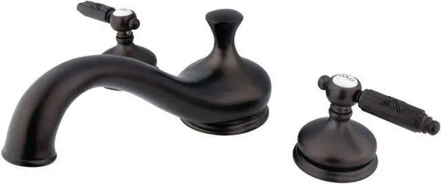 Alt view image 2 of 3 - Kingston Brass KS3335GL Roman Tub , Faucet, Oil Rubbed Bronze