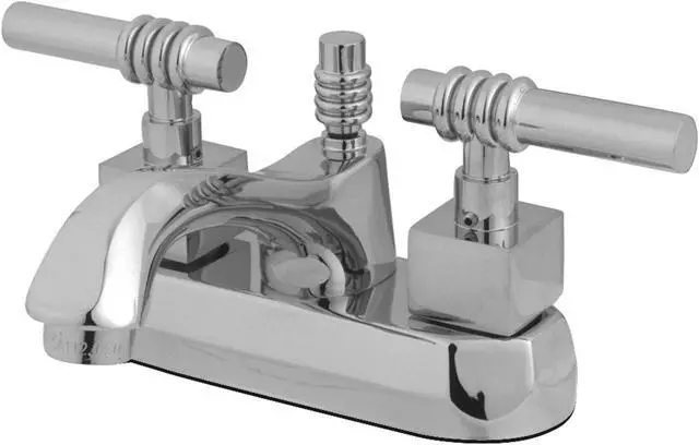 Main image of Kingston Brass KS4261QL 4 in. Centerset Bathroom Faucet, Polished Chrome