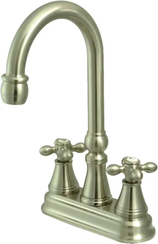 Main image of Kingston Brass KS2498AX Bar Faucet, Brushed Nickel