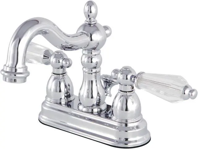 Alt view image 3 of 6 - Kingston Brass KB1601WLL 4 in. Centerset Lavatory Faucet with Retail Pop-Up, Chrome