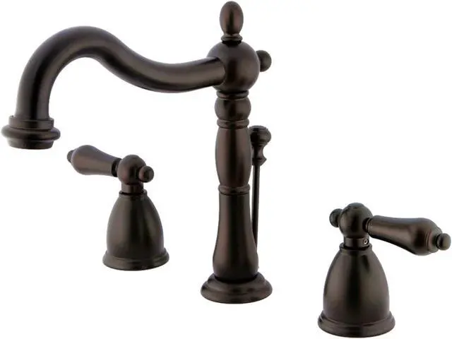 Alt view image 3 of 8 - HERTIAGE WIDE SPREAD LAV FCT ORB, METAL LEVER-Oil Rubbed Bronze Finish