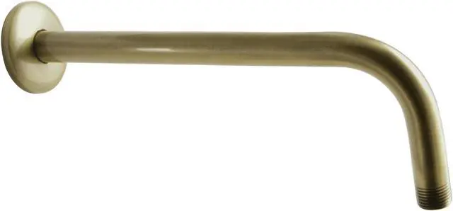 Alt view image 3 of 3 - Kingston Brass K112A3 12 in. Claremont Rain Drop Shower Arm, Vintage Brass