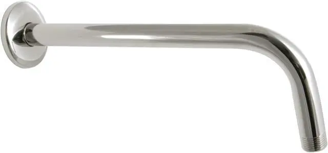 Alt view image 3 of 3 - Kingston Brass K112A6 12 in. Claremont Rain Drop Shower Arm, Polished Nickel