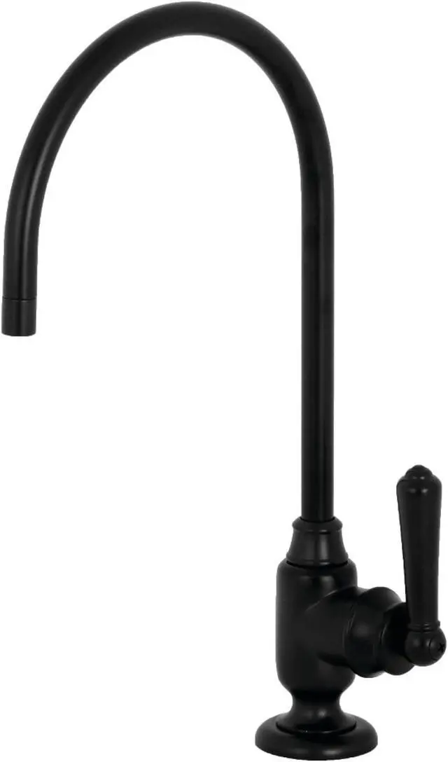 Alt view image 2 of 11 - Kingston Brass KS5190NML Traditional Magellan Single-Handle Water Filtration Faucet - Matte Black