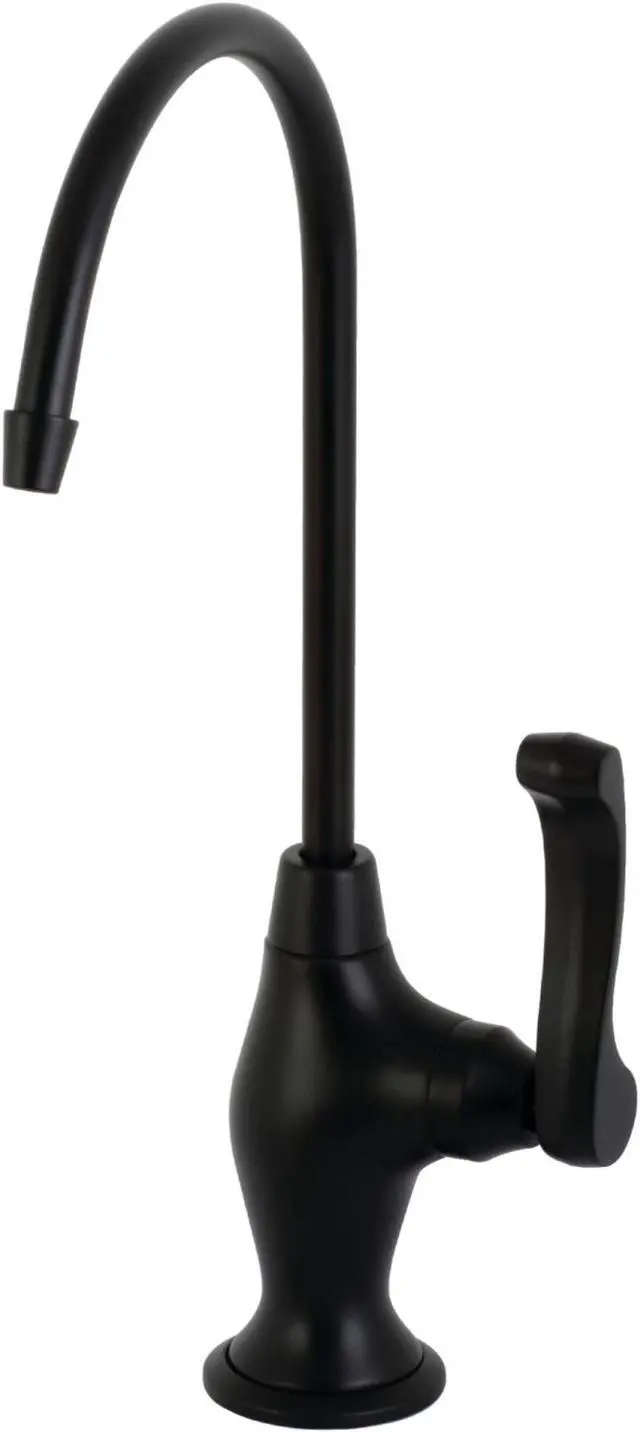 Alt view image 2 of 12 - Kingston Brass KS3190FL Royale Single Handle Water Filtration Faucet, Matte Black
