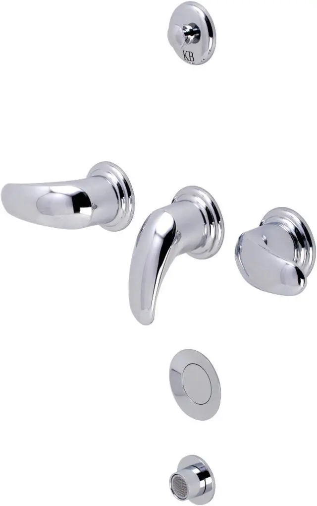 Main image of Kingston Brass KB321LL Bidet Faucet, Polished Chrome