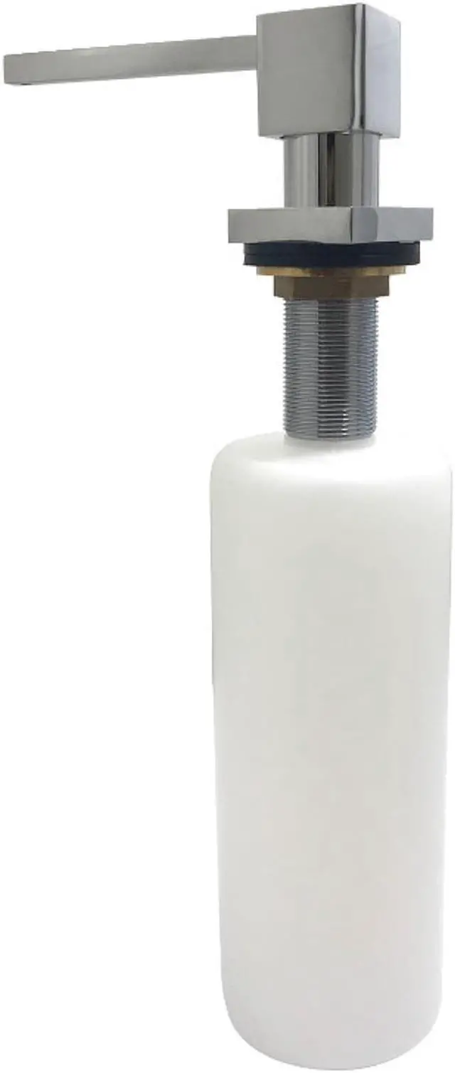 Main image of Kingston Brass SD8411 17 oz Claremont Soap Dispenser with Straight Nozzle, Polished Chrome