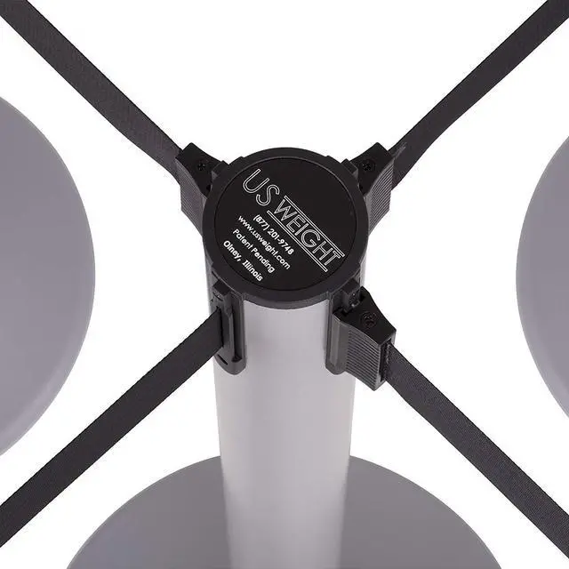 Alt view image 5 of 6 - Silver post and 7.5' Black Belt -  2 pack