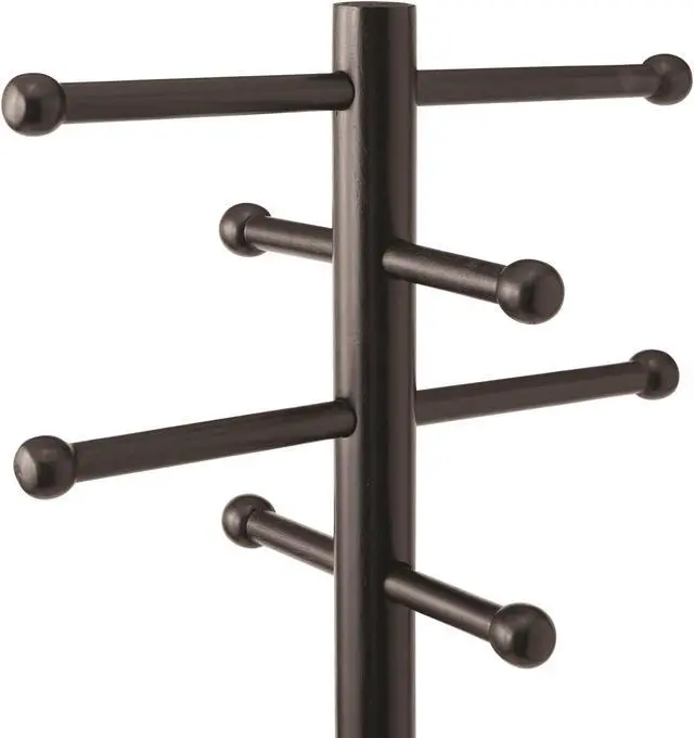 Alt view image 4 of 6 - Advantus Wood Coat Tree 1 EA