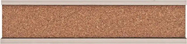 Alt view image 5 of 6 - Advantus Map Rail 2"x8' Satin Aluminum 2031