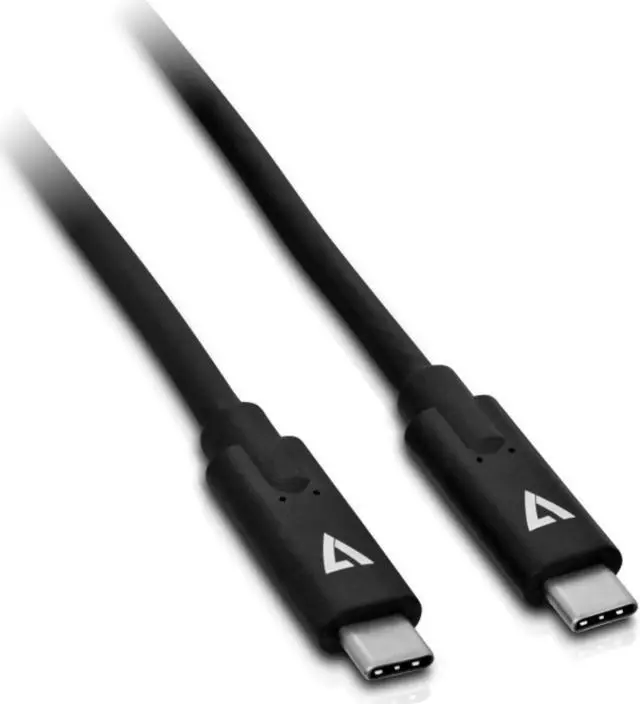 Alt view image 6 of 6 - V7 6.56ft USB Type-C to USB Type-C Data Transfer Cable V7UCC-2M-BLK-1N