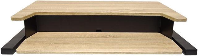 Alt view image 9 of 20 - Luxor LVLUP PRO32-WO Level Up 32 Pro Standing Desk Converter