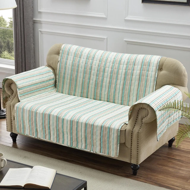 Alt view image 2 of 4 - AtlantisJadeFurniture ProtectorLoveseat, Jade
