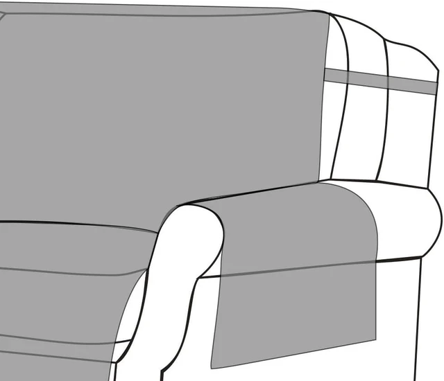 Alt view image 4 of 4 - AtlantisJadeFurniture ProtectorLoveseat, Jade