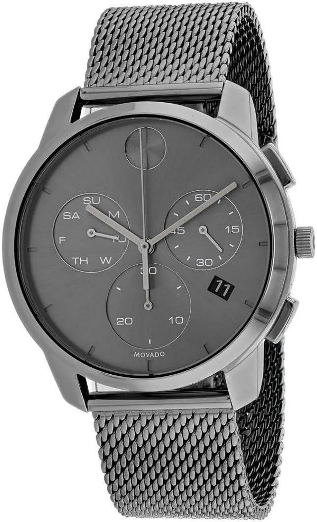 Alt view image 5 of 8 - Movado Men's Bold Gunmetal  Dial Watch - 3600635
