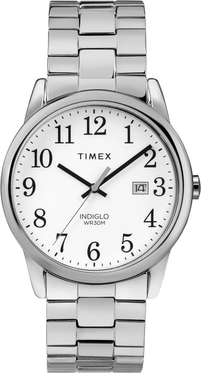 Alt view image 3 of 3 - Timex Men's Easy Reader TW2R58400 Silver Stainless-Steel Analog Quartz Dress Watch