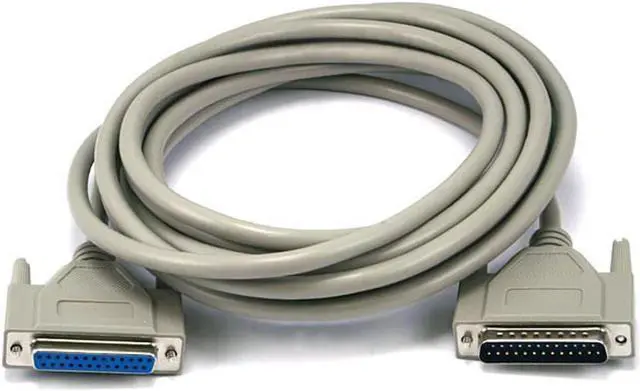 Alt view image 4 of 9 - Monoprice Molded Cable - 6 Feet - DB37 Male/Female