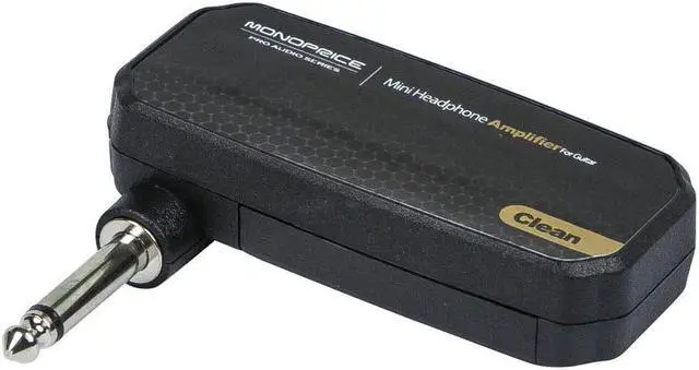 Alt view image 3 of 4 - Monoprice Mini Headphone Amplifier for Guitar - "Clean"