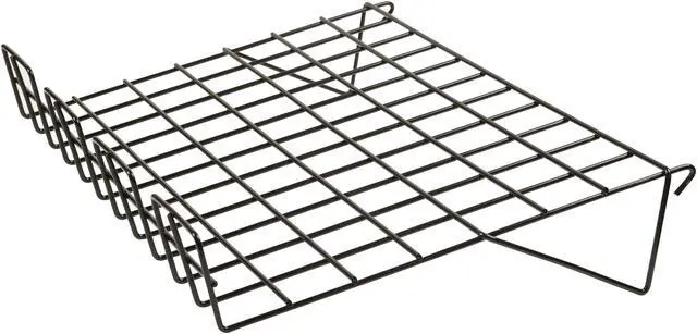 Alt view image 2 of 3 - Econoco BLK-SL22 14 x 22.5 in. L Sloping Shelf with 3 in. Lip, Black