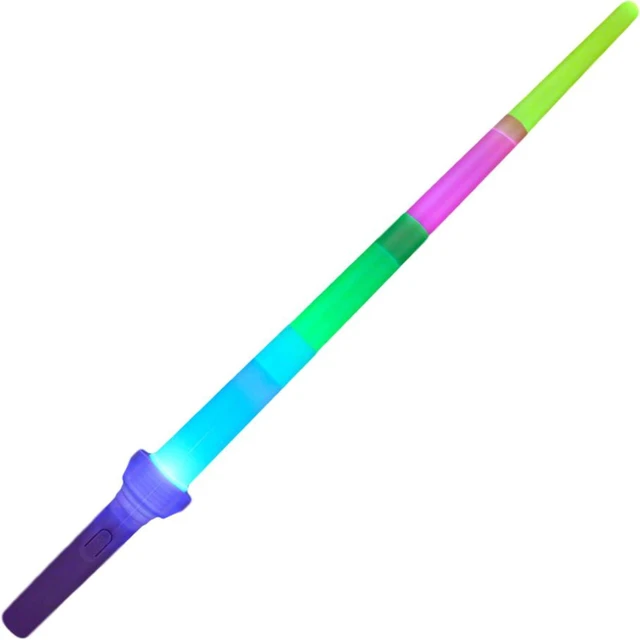 Main image of Light Up Expandable Multicolor Neon Swords