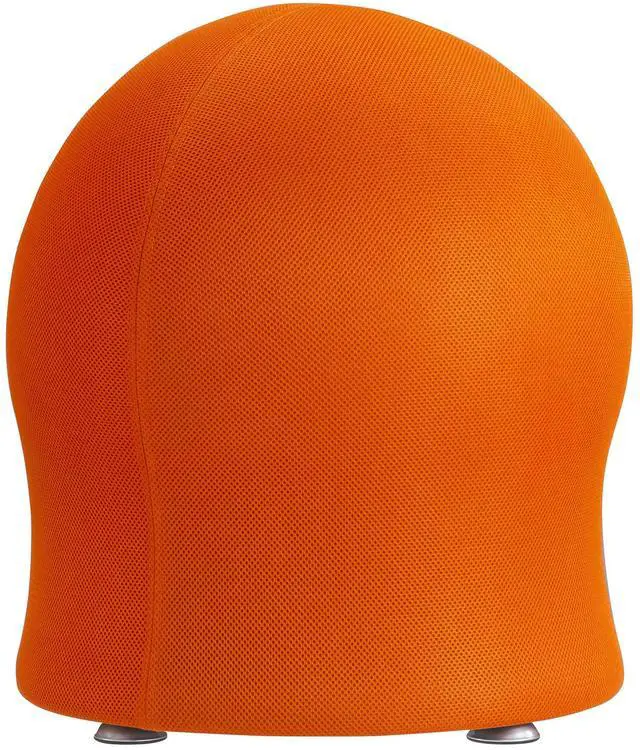 Alt view image 2 of 4 - Safco 4750OR energy Ball Chair - Backless - Supports Up to 250 lb - Orange Fabric