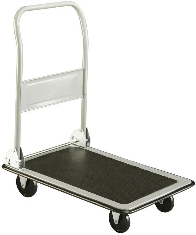 Alt view image 5 of 6 - Safco 4063 Tuff Truck Platform Truck - 500 lb Capacity - 36 x 24 - Gray