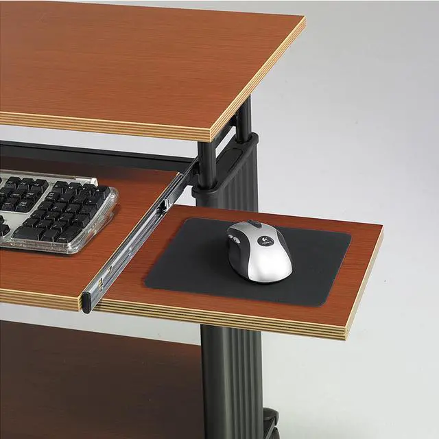 Alt view image 11 of 11 - Safco 1923CY Muv Standing Desk - 29.5" x 22" x 45" - Cherry