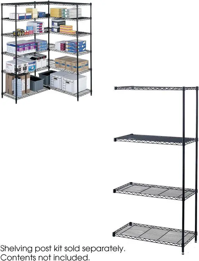 Alt view image 9 of 13 - Safco 5286BL Wire Add On Unit