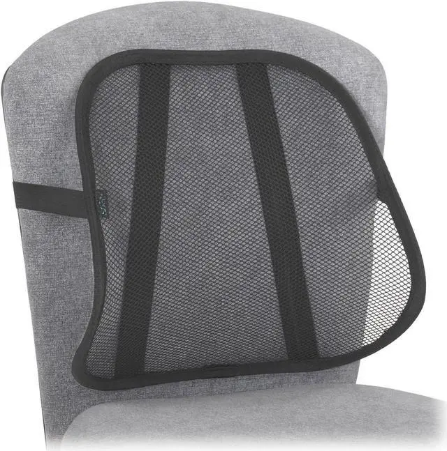 Alt view image 4 of 5 - Mesh Backrest, 17-1/2w X 3-1/8d X 15h, Black