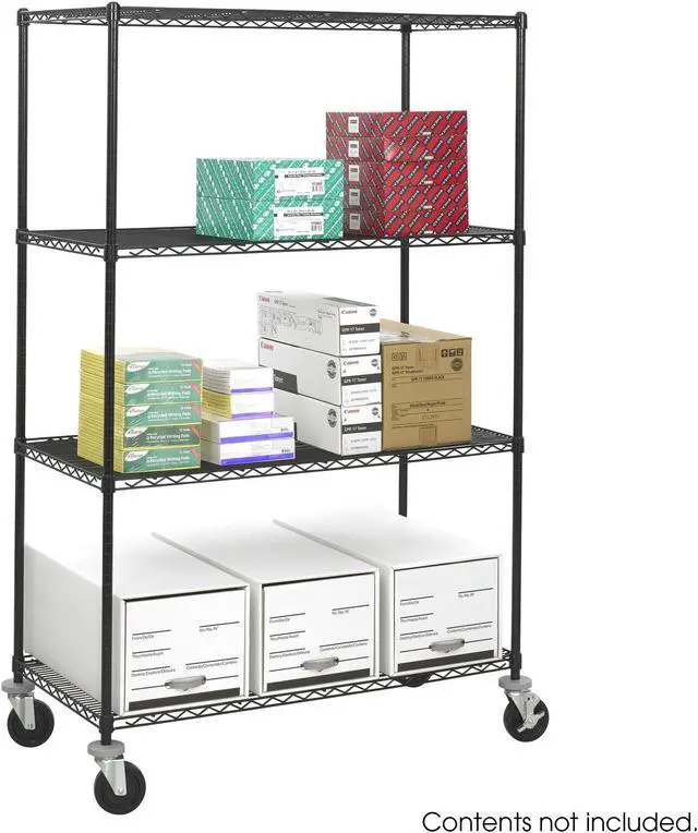 Alt view image 16 of 20 - Safco 5294BL Industrial Wire Shelving