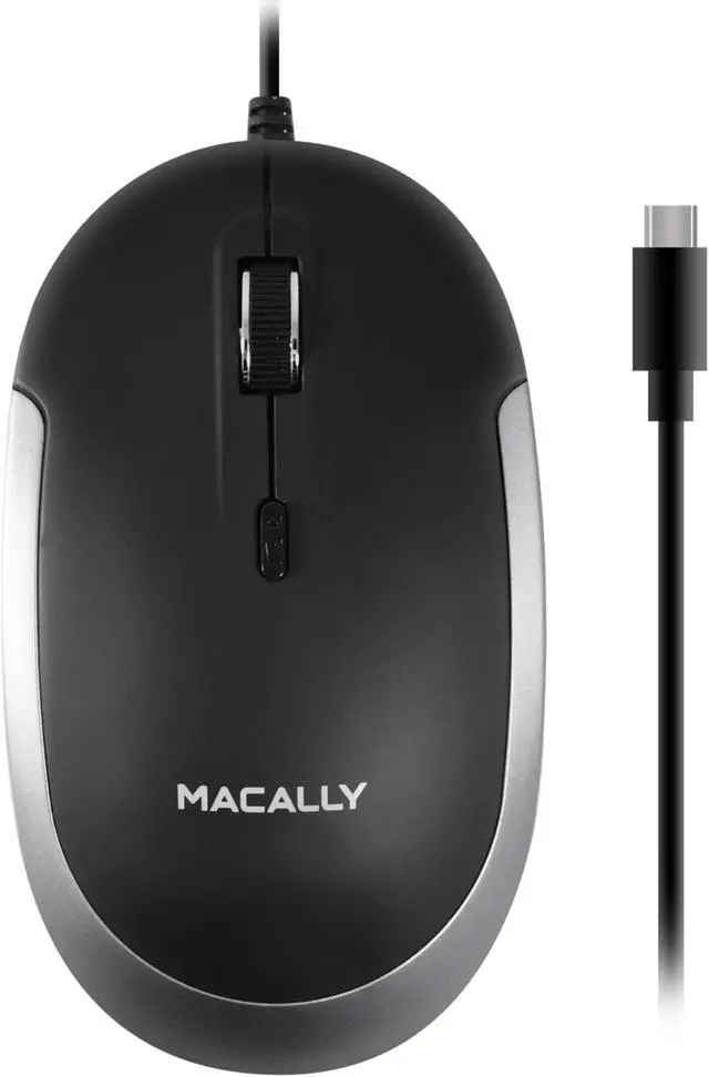 Alt view image 10 of 19 - USB-C Optical Quiet Click Mouse for Mac/PC in Black & Aluminum Gray