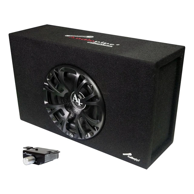 Alt view image 2 of 11 - AUDIOPIPE APMINIB800A Audiopipe Single 8 Amplified Ported Bass Enclosure 800 Watts