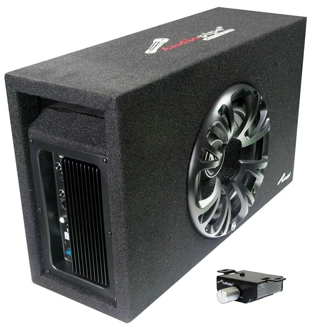 Main image of AUDIOPIPE APMINIB800A Audiopipe Single 8 Amplified Ported Bass Enclosure 800 Watts