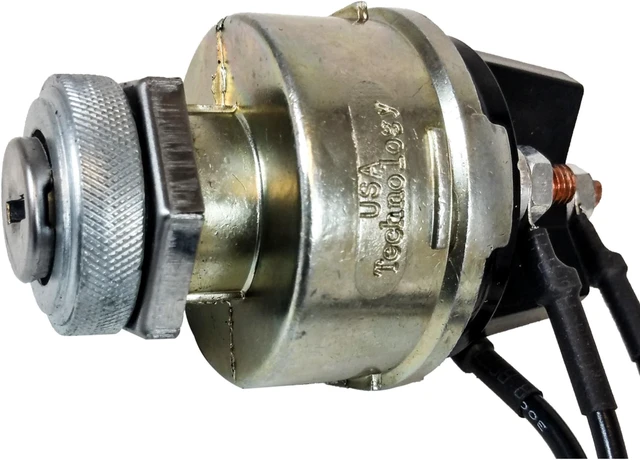 Alt view image 2 of 3 - (W) Ignition Starter Switch Military Plug 4-Position ACC/OFF/ON/START for Humvee M998 HMMWV 24V