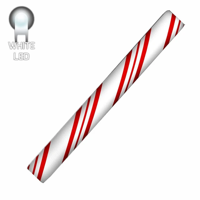 Alt view image 2 of 2 - Blinkee 2035220 Candy Cane LED Foam Cheer Stick