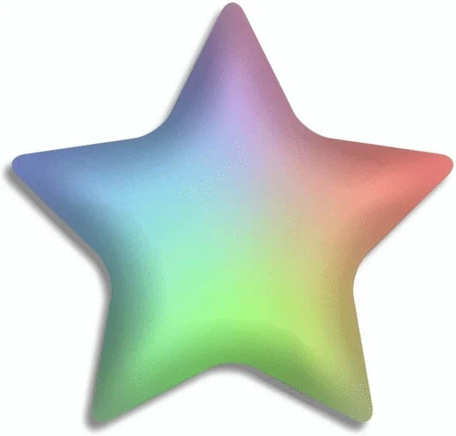 Alt view image 2 of 2 - Blinkee 3520000 Frosted Star Flashing Body Light Lapel Pins