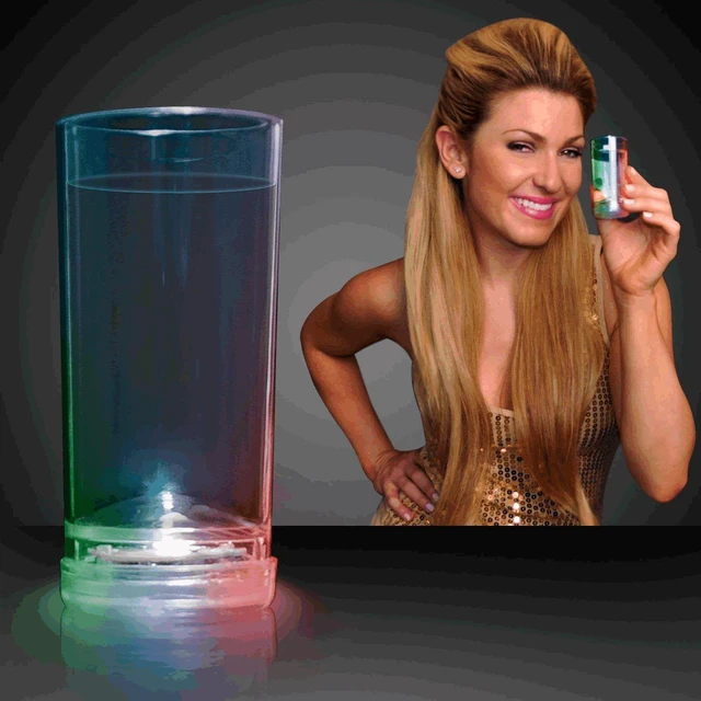 Alt view image 2 of 2 - Blinkee 1295010 LED High Ball Glass, Multi Color