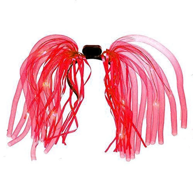 Alt view image 2 of 2 - Blinkee 5041000 Red LED Noodle Headband Flashing Dreads