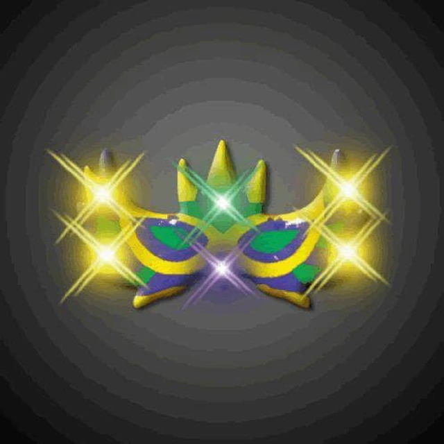 Main image of blinkee Light Up Mardi Gras Mask by