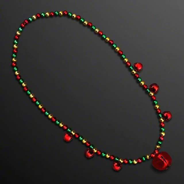 Alt view image 2 of 2 - blinkee holiday jingle bells necklace by