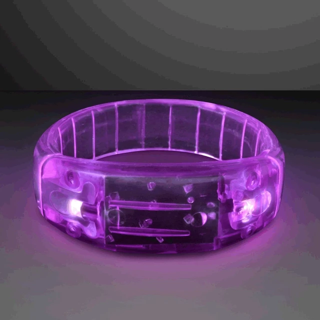 Alt view image 2 of 4 - Blinkee 1561080 Fashion LED Bracelet, Purple